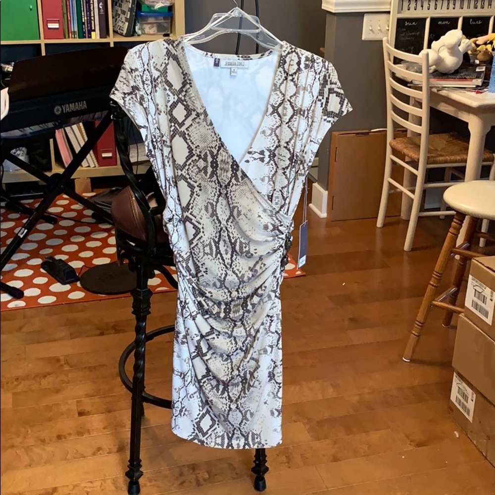 Sexy snake print dress